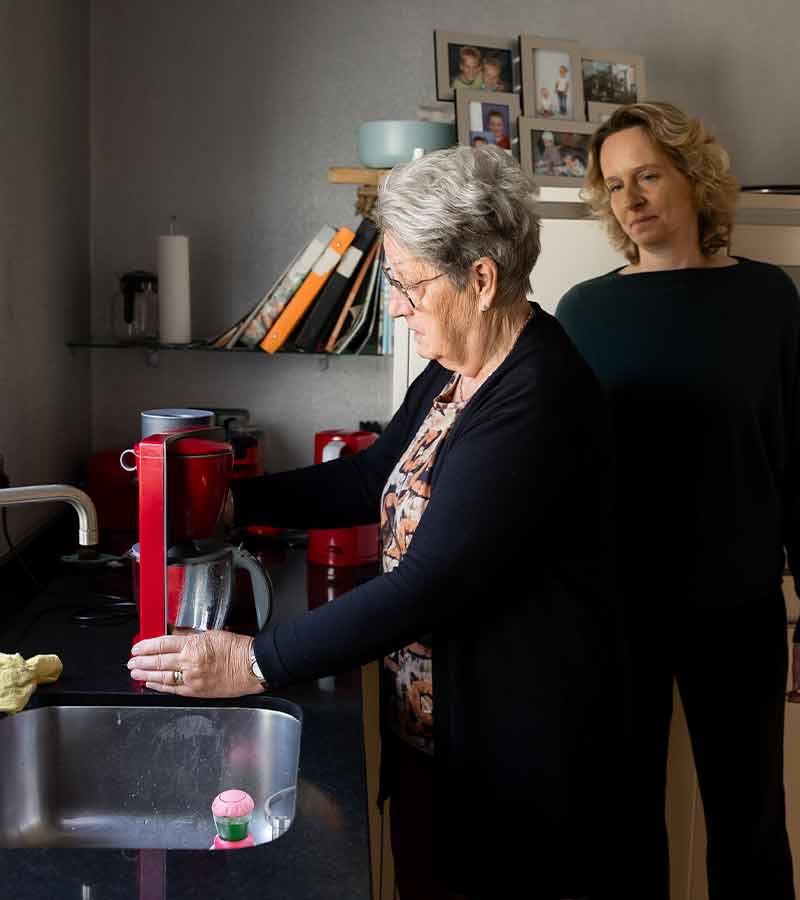 Positieve insteek bij aandoeningen